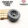 Yamamoto YMPRIM15 Cragar 397 15 + Tyres Prokit! 1/24